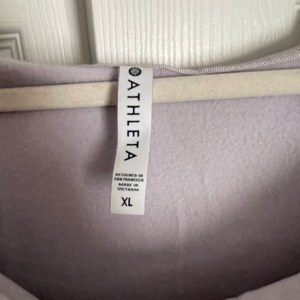 Athleta Prana Wrap Sweatshirt - Twilight Lilac - Picture 5 of 5